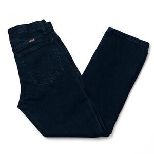 Vintage 90s Black Rustler Denim Straight Leg Jeans 32x30"